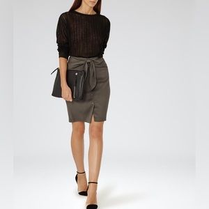 DONATING SOON [Reiss] Olive Green Dakota Skirt